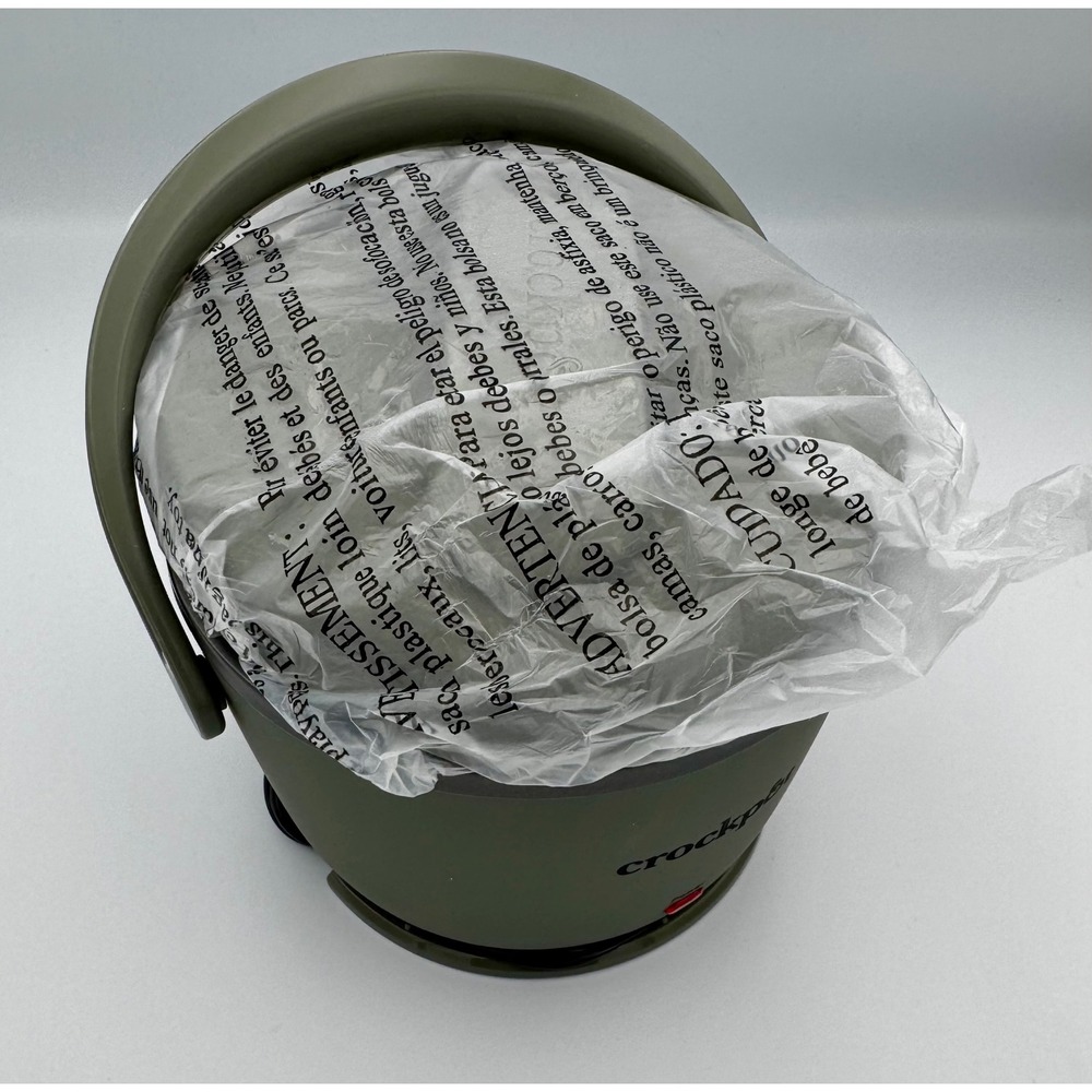 New Crock-Pot 20oz Lunch Crock Portable Food Warmer Moonshine Green Personal - Picture 2 of 7